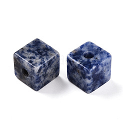Natural Blue Spot Jasper European Beads&nbsp;G-N345-07A-05