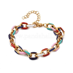 304 Stainless Steel Cable Chains Bracelets&nbsp;BJEW-P351-03G