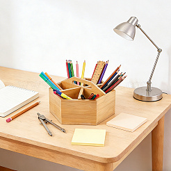 Rotary Bamboo Pen Holder&nbsp;AJEW-WH0709-256