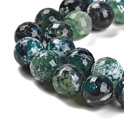 Natural Fire Crackle Agate Beads Strands&nbsp;G-L595-A02-01I