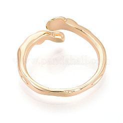 Brass Cuff Ring Settings&nbsp;KK-T076-41G