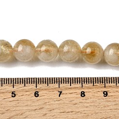 Heated Natural Citrine Beads Strands&nbsp;G-D323-A01-10mm-A