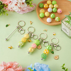 DIY Beadable Keychain Making Kit&nbsp;DIY-TA0008-99