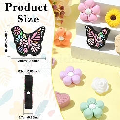 20Pcs 10 Styles Silicone Beads&nbsp;SIL-YW0002-40