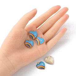 Alloy Enamel Pendant&nbsp;ENAM-YW0002-36E