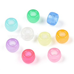 Transparent Luminous Acrylic Beads&nbsp;X-OACR-N137-33