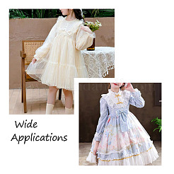 2-Layer Pleated Satin Organza Ribbons&nbsp;PJ-TAC0004-02A