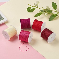 5 Rolls 5 color Nylon Braided Cord&nbsp;NWIR-PH0001-86