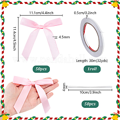50Pcs Polyester Bowknots&nbsp;FEPA-PH0001-02A