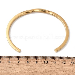 304 Stainless Steel Cuff Bangles for Women&nbsp;BJEW-H644-04G