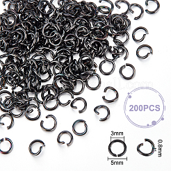200Pcs 304 Stainless Steel Open Jump Rings&nbsp;STAS-UN0048-94