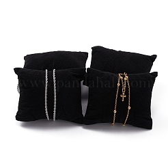 Black Rectangle Velvet Pillow Jewelry Bracelet Watch Display&nbsp;X-BDIS-I001-01
