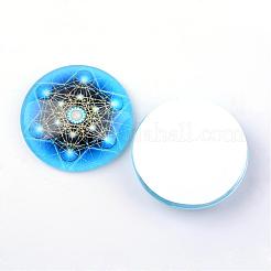 Glass Cabochons&nbsp;GGLA-L012-25mm-19