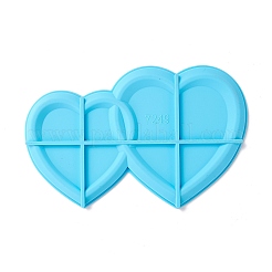 Double Heart Photo Frame Silicone Molds&nbsp;DIY-M039-14