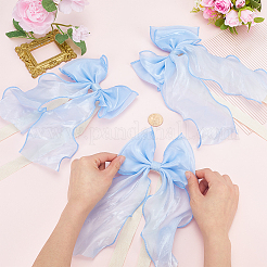 4Pcs Gauze Bowknot Curtain Tiebacks&nbsp;AJEW-HY0003-53B