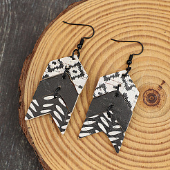 Wood Dangle Earrings for Women&nbsp;FS-WGE82AD-01