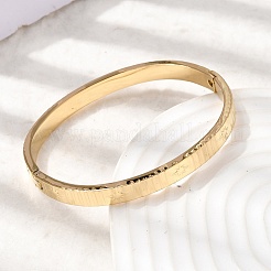 304 Stainless Steel Hinged Bangles for Women&nbsp;BJEW-B168-12G