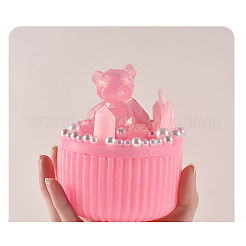 Column DIY Silicone Bear Storage Box Molds&nbsp;LS-DIY-G079-20D