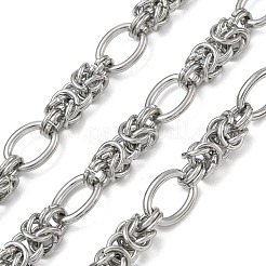 304 Stainless Steel Byzantine Chains&nbsp;SA-CBAF1D5-27P