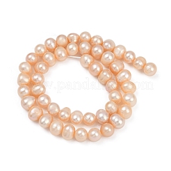 Natural Cultured Freshwater Pearl Beads Strands&nbsp;PEAR-I007-07X-06B