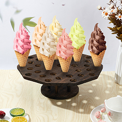 Polygon Wooden Display Stands&nbsp;ODIS-WH0030-100