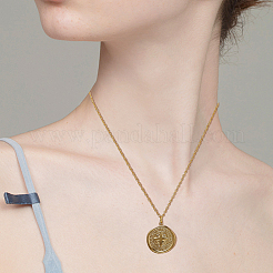 6Pcs PVD Vacuum Plating 201 Stainless Steel Pendants&nbsp;STAS-BBC0008-43
