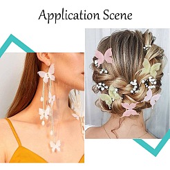 48Pcs 8 Colors Single Color 3-Layer Fibre Tulle Ornament Accessories&nbsp;FIND-SC0005-73
