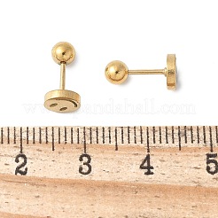 304 Stainless Steel Stud Earrings for Women&nbsp;EJEW-E603-04A-G