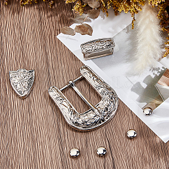 1Pc Belt Alloy Buckle Sets&nbsp;FIND-GF0008-76P