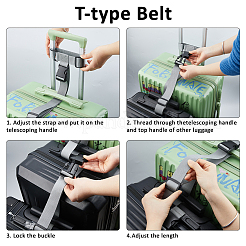 2Pcs Nylon Luggage Straps&nbsp;AJEW-WH0752-695A