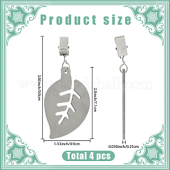 4Pcs 430 Stainless Steel Tablecloth Weights&nbsp;AJEW-GF0012-06A