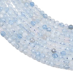 Natural Aquamarine Beads Strands&nbsp;G-Z163-C01-3mm