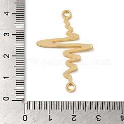 Brass Connector Charms&nbsp;KK-O100-12G