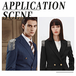 Fashionable Alloy Tassel Epaulettes&nbsp;AJEW-WH0278-05P