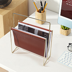 Iron with PVC Imitation Leather Book Storage Holders&nbsp;AJEW-WH0481-553