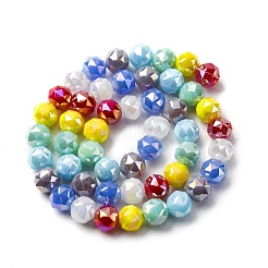 Transparent Glass Beads Strands&nbsp;GLAA-Q009-01F