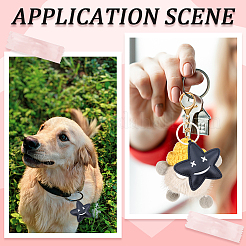 4Pcs 4 Styles Imitation Leather Pendants&nbsp;FIND-CL0001-25