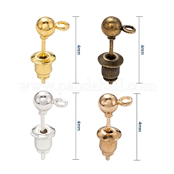 Iron Ball Stud Earring Findings&nbsp;IFIN-CJ0001-29