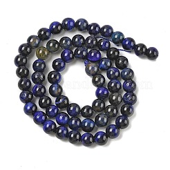 Grade AB Natural Tiger Eye Beads Strands&nbsp;G-B133-A02-6MM-01