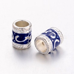 Enamel Alloy European Beads&nbsp;EA8640-S