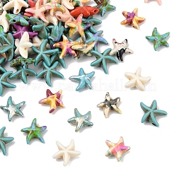 100Pcs 13 Styles Synthetic Turquoise Dyed Beads&nbsp;G-FS0005-86