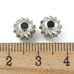 Rack Plated Brass Beads&nbsp;FIND-T071-6P