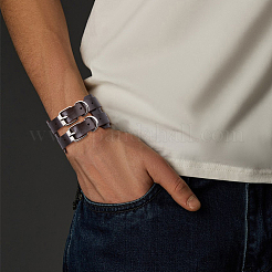 3Pcs 3 Colors Imitation Leather Cord Bracelet&nbsp;BJEW-FH0001-02