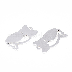 Non-Tarnish 201 Stainless Steel Stamping Blank Tag Pendants&nbsp;LS-STAS-T008-018-1