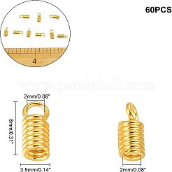 PVD Vacuum Plating 304 Stainless Steel Coil Cord Ends&nbsp;STAS-UN0009-41G