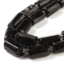 Natural Black Tourmaline Beads Strands&nbsp;G-M403-B16