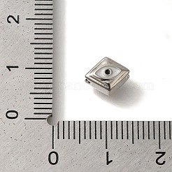Rack Plating Brass Enamel Beads&nbsp;KK-U019-03P