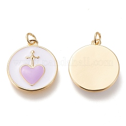 Brass Pendants&nbsp;LS-ZIRC-I044-01C