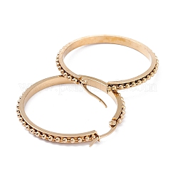 304 Stainless Steel Hoop Earrings&nbsp;X-EJEW-F272-12B-G