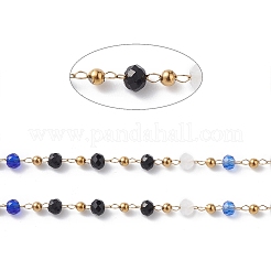 Handmade Glass Beaded Chains&nbsp;CHS-P016-45G-03